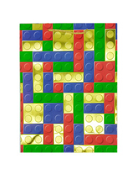 TORBA PREZENTOWA KLOCKI 40 X 30 X 12 CM