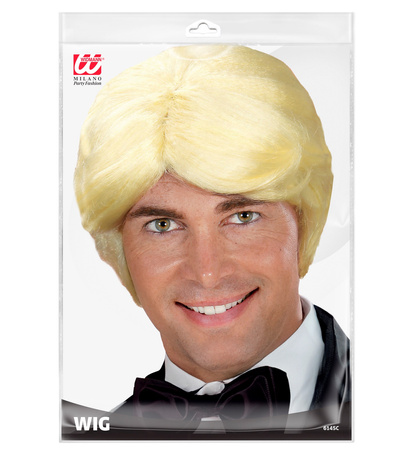 PERUKA MĘSKA BLOND AKTOR CELEBRYTA