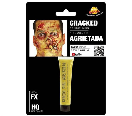 MAKIJAŻ ZOMBIE PĘKNIĘTA SKÓRA ŻÓŁTY 28G
