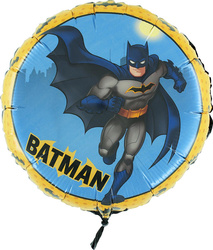 BALON FOLIOWY OKRĄGŁY BATMAN 45 CM