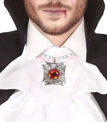 NASZYJNIK GOTYCKI CZERWONY RUBIN