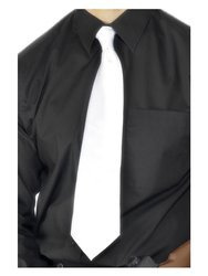 KRAWAT GANGSTERSKI BIAŁY