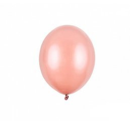 BALONY STRONG 12 CM METALIK RÓŻOWE ZŁOTO 100 SZT