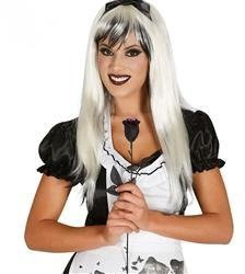 CZARNA RÓŻA Z BROKATEM