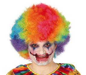 PERUKA TĘCZOWE AFRO