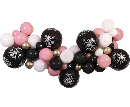 Girlanda balonowa zestaw DIY pajęczyna Halloween 65 szt. balonów