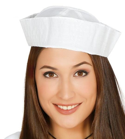 CZAPKA MAJTKA BIAŁA