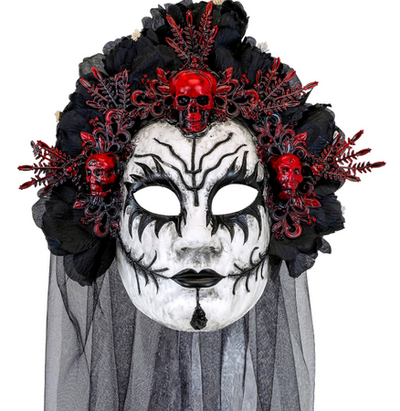 MASKA HALLOWEENOWA MARTWA KRÓLOWA 