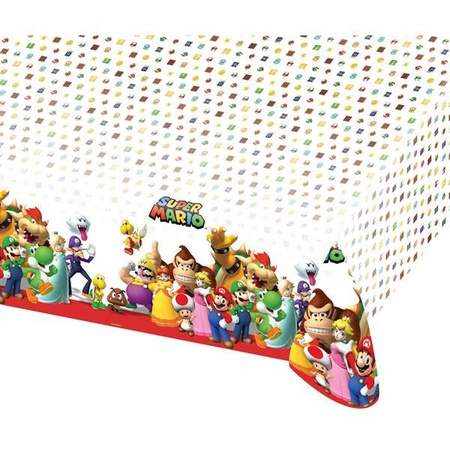 OBRUS PLASTIKOWY SUPER MARIO 120X180 CM