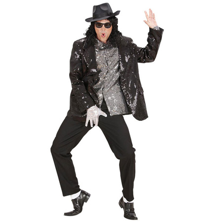 "KING OF POP" (sequin shirt)