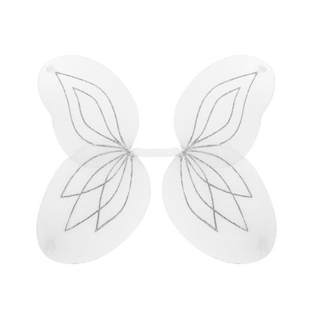 SKRZYDŁA BIAŁE BROKATOWE