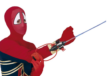 WODNY PISTOLET SPIDERMANA NA RĘKĘ