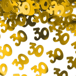 KONFETTI FOLIOWE 30 URODZINY 15G