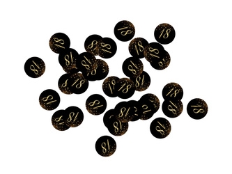KONFETTI SPARKLING 18 URODZINY