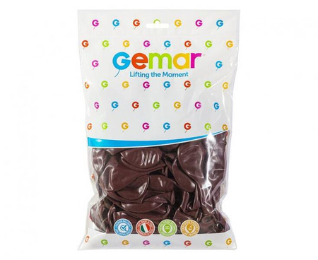 BALONY LATEKSOWE PASTELOWE BORDOWE 30 CM 100 SZT
