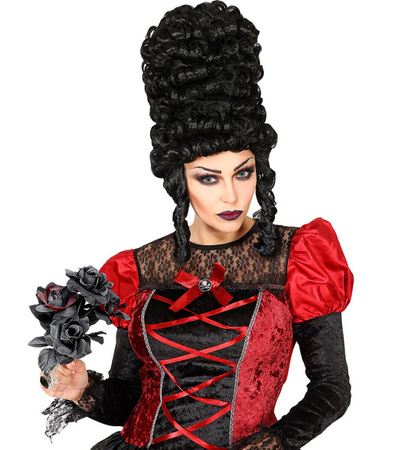 BUKIET CZERWONO-CZARNE KWIATY