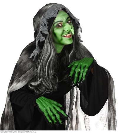 RĘKAWICZKI ZIELONE SZPONY