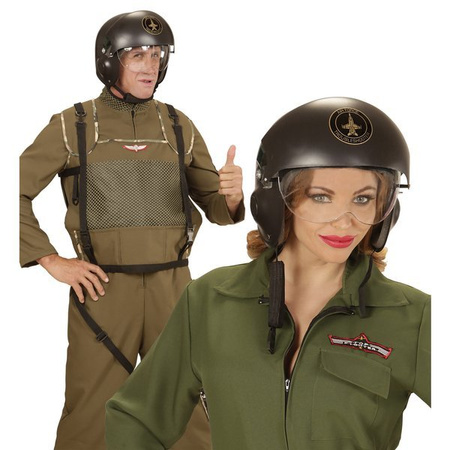 CZARNY KASK PILOTA PILOT 