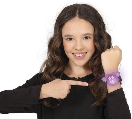 BRANSOLETKA HALLOWEEN NIETOPERZ LED