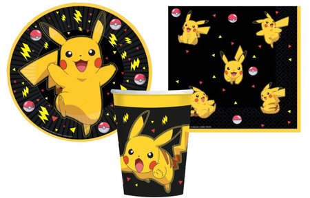 ZESTAW POKEMON PIKACHU 3 ELEMENTY 