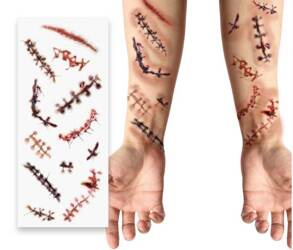 TATUAŻE ZMYWALNE BLIZNY