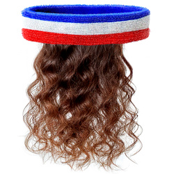 OPASKA Z DOCZEPIONYMI WŁOSAMI