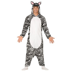 STRÓJ PIŻAMA ZEBRA KIGURUMI
