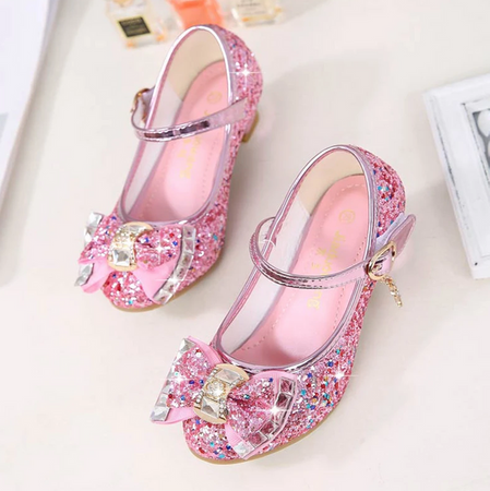 BUTY KSIĘŻNICZKI NA OBCASIE RÓŻOWE