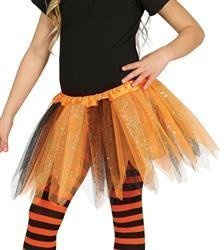 SPÓDNICZKA TUTU POMARAŃCZOWO-CZARNA