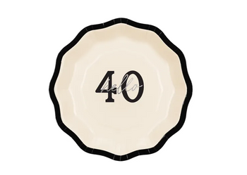 TALERZYKI PAPIEROWE 40 HELLO 18 CM 6 SZT