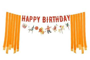 BANER HAPPY BIRTHDAY CYRK 275 CM