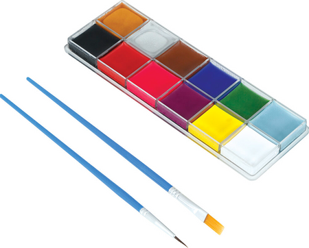 FARBKI DO TWARZY I CIAŁA 12 KOLORÓW