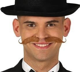 WĄSY BAWARSKIE BRĄZOWE