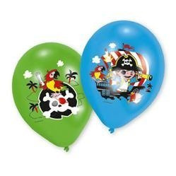 ZESTAW BALONÓW LATEKSOWYCH PIRACI 6szt