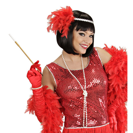 NASZYJNIK Z PEREŁ 160 CM 