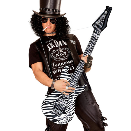 GITARA 107CM DMUCHANA ZEBRA BIAŁA