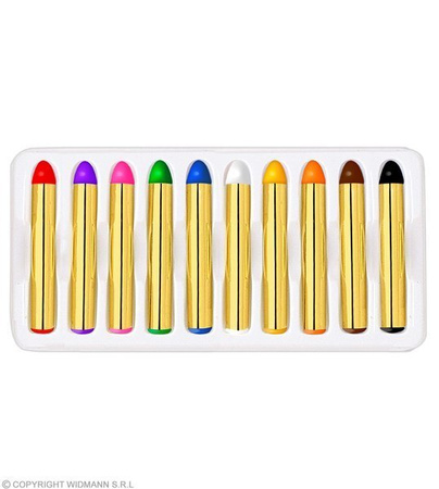 KREDKI DO MALOWANIA TWARZY 10 SZT