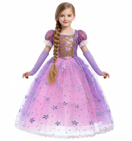 STRÓJ BALOWY KSIĘŻNICZKA ROSZPUNKA