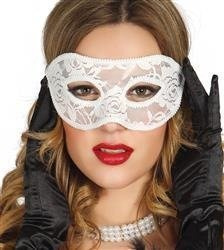 MASKA AŻUROWA BIAŁA