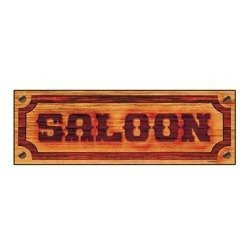TABLICZKA SALOON 78X26 CM