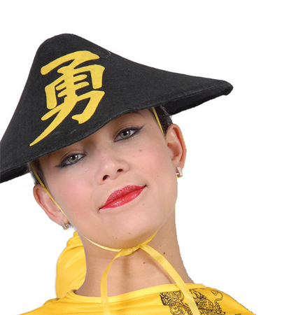 KAPELUSZ WIETNAMSKI CZARNY