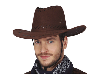 KAPELUSZ KOWBOJSKI BRĄZOWY