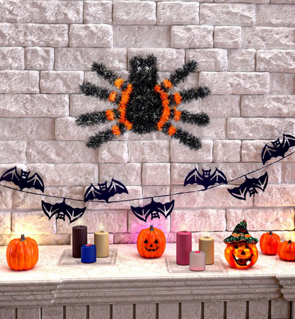 DEKORACJA PAJĄK 40 CM HALLOWEEN