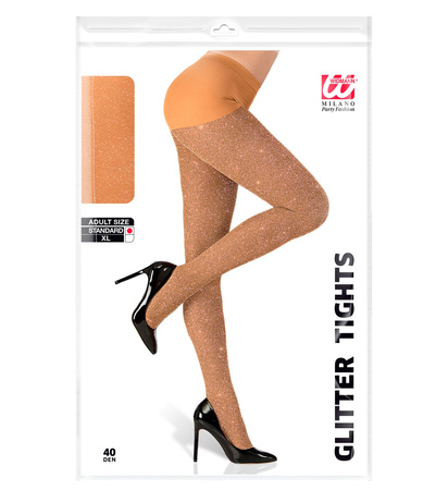 RAJSTOPY ZŁOTE BROKATOWE