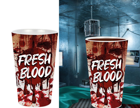 KUBECZEK PLASTIKOWY 9 X 16 CM HALLOWEEN