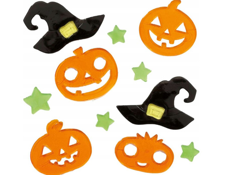 DEKORACJA NAKLEJKI NA SZYBĘ DYNIA 11 SZT 