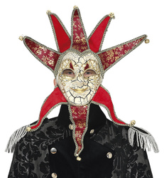 CZERWONA MASKA WENECKA