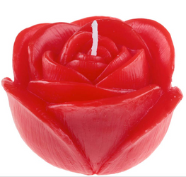 ŚWIECZKA RÓŻA CZERWONA 7 X 4 CM  1 SZT