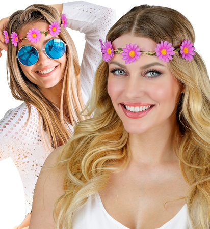 WIANEK Z FIOLETOWYCH KWIATÓW