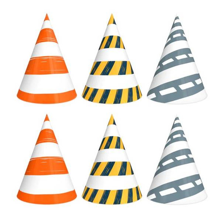 CZAPECZKI AUTA 6 SZT